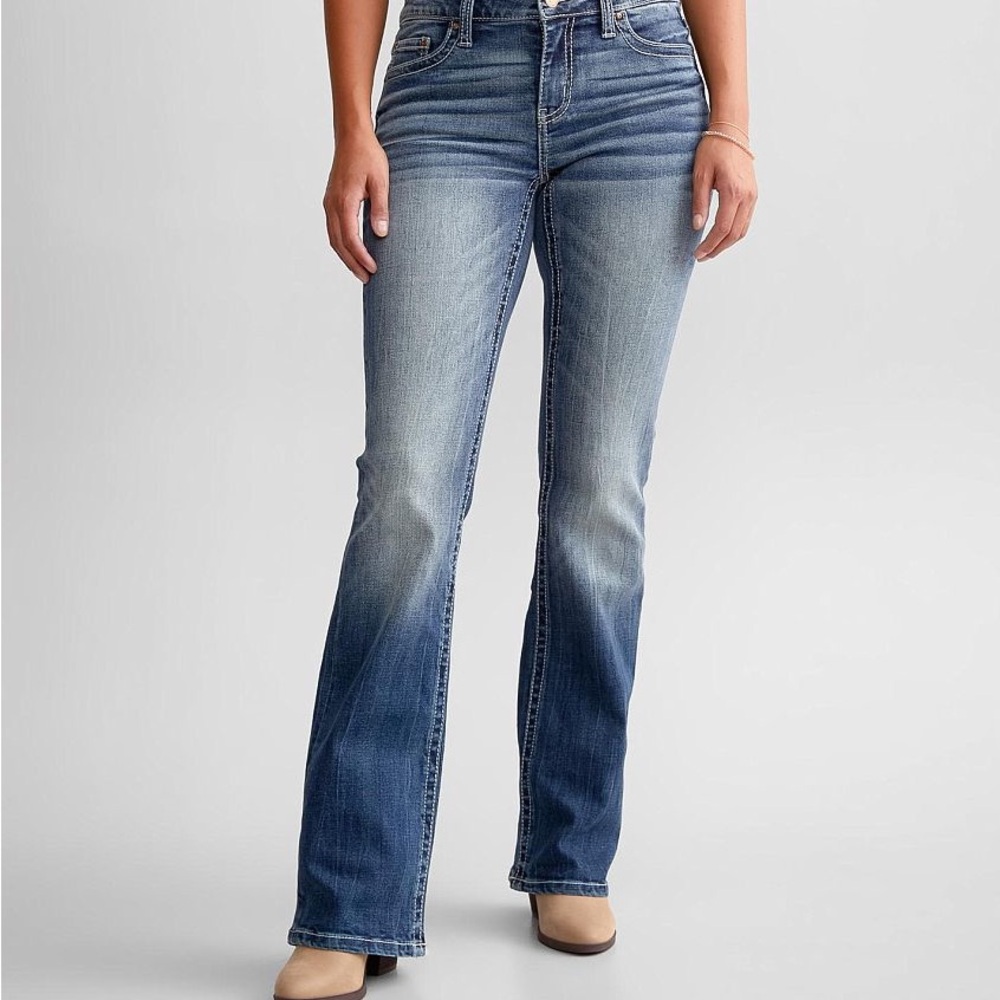 Buckle Women's Blue Boot Cut Jeans Size 31x31